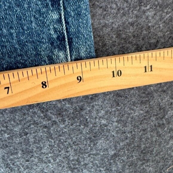 AYR The Secret Sauce Wide Leg Jeans Blue Wash Size 27S Comfort Stretch Boho Lux - Picture 12 of 13